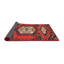 Tapis traditionnel rouge / noir Som-2105440424