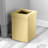 Elevate Stainless Steel 3-Gallon Wastebasket with Open Removable Lid |Square  Open Top Trash Can with Padded Base-1053841727