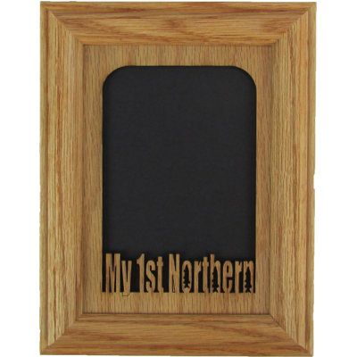 Solid Wood Picture Frame with Mat