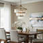 Social Club 15-Light 3-Tier Crystal Pendant