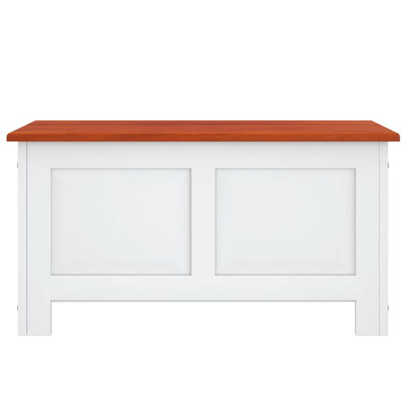 Camp Trunk / Footlocker, Brown/White