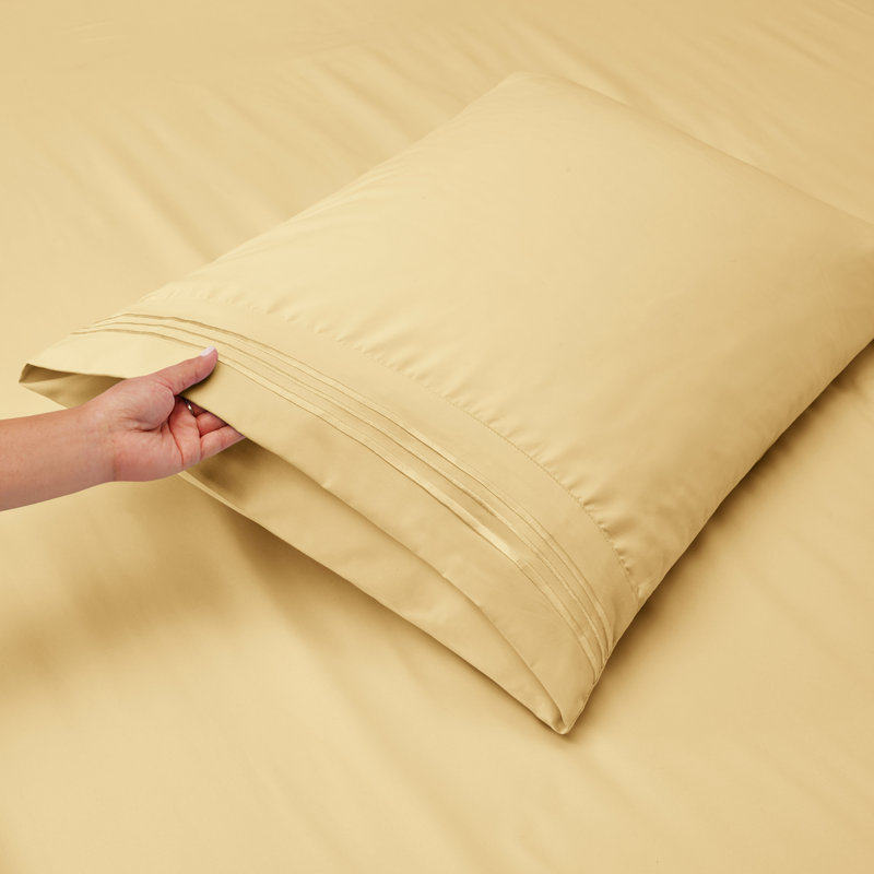 Microfiber Sheet Set, Ivory, RV Short Queen