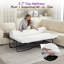 Canapé-lit modulaire en L surdimensionné de 105 po, canapé-lit convertible 3-en-1 avec rangement et matelas haute résilience, beige chenille-1964151479