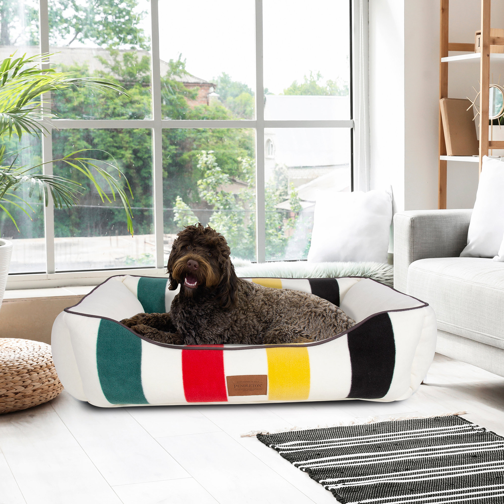 Pendleton National Park Kuddler Dog Bed w/ Removable Cover, X-Large (10.5" H x 42" W x 30" D), Glacier