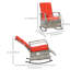 Chaise berçante d'extérieur en osier avec coussins-1843758670