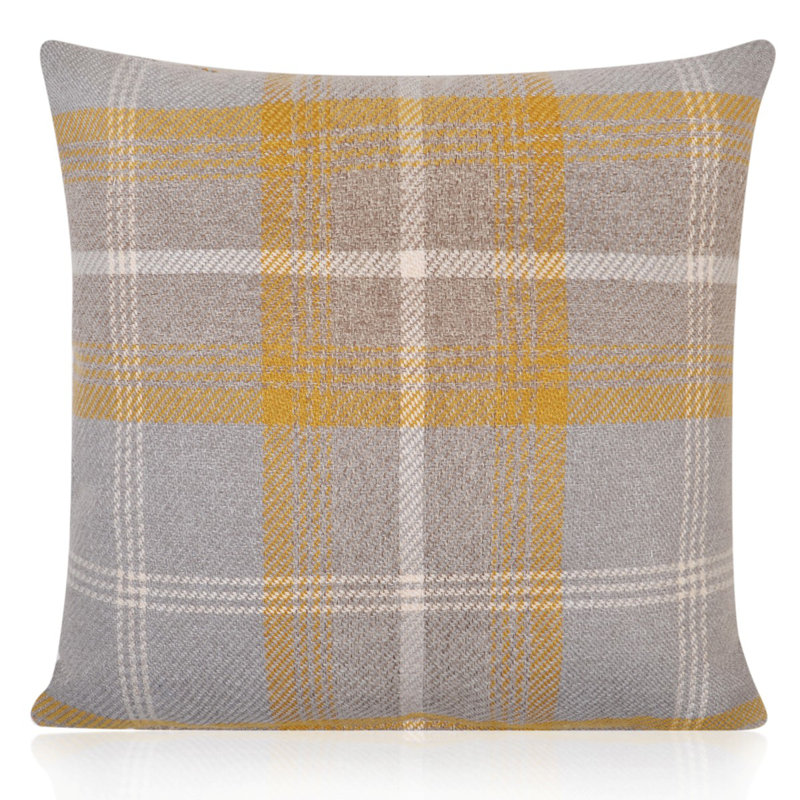 Sheyla Plaid Square Throw Cushion, 60 x 60cm