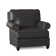 Fauteuil en cuir véritable de 40 po de largeur Carrado