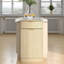 Armoire à ordures inclinable en chêne avec tiroir à texture ondulée pour la cuisine, la salle de bain et le salon - format compact, assemblage facile, rangement multifonctionnel avec 10 poignées en métal en forme de L