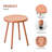 Patio Table Living Room Side Table, Round Accent Table Small Side Table Nightstand-850727238