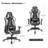 Gymax Adjustable Reclining Ergonomic Faux Leather Swiveling PC & Racing Game Chair-63556131