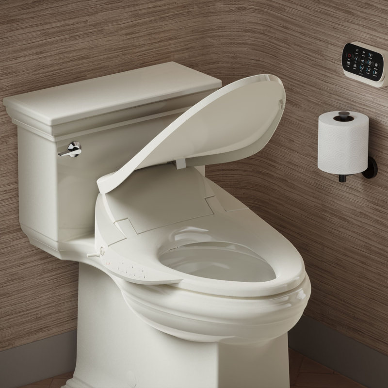 C3® Toilet Seat Bidet Elongated Bidet Seat, Biscuit