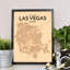 « las vegas city map », reproduction d’impression sur affiche-31735496