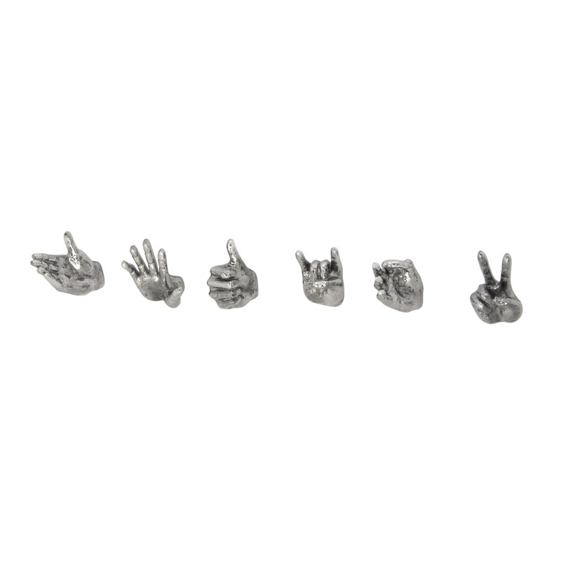 People Wall Decor on Stone, Silver