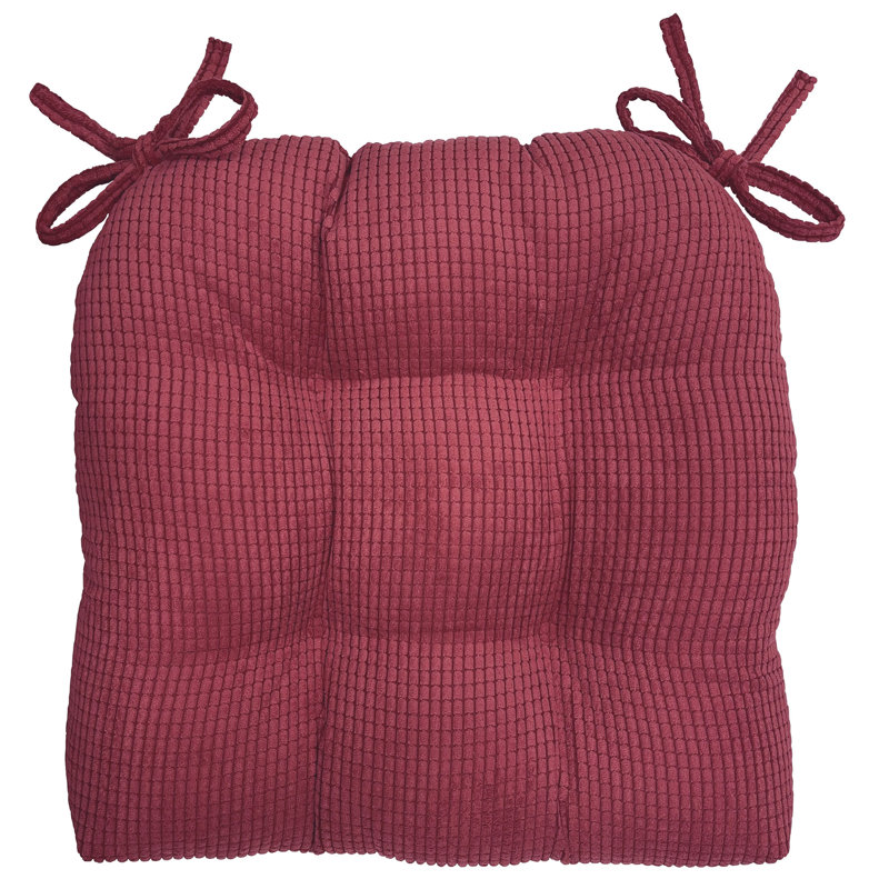 Outdoor 3'' Chair Pad, Burgundy