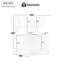 Ensemble de 2 chaises sans accoudoirs Modern Modern-1093824098
