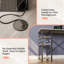 Aaleeyah Modular L-Shaped Stainless Steel Computer Desk-2060598647