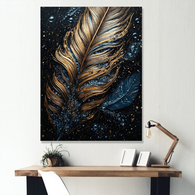 " Gold Feather Glamour II "