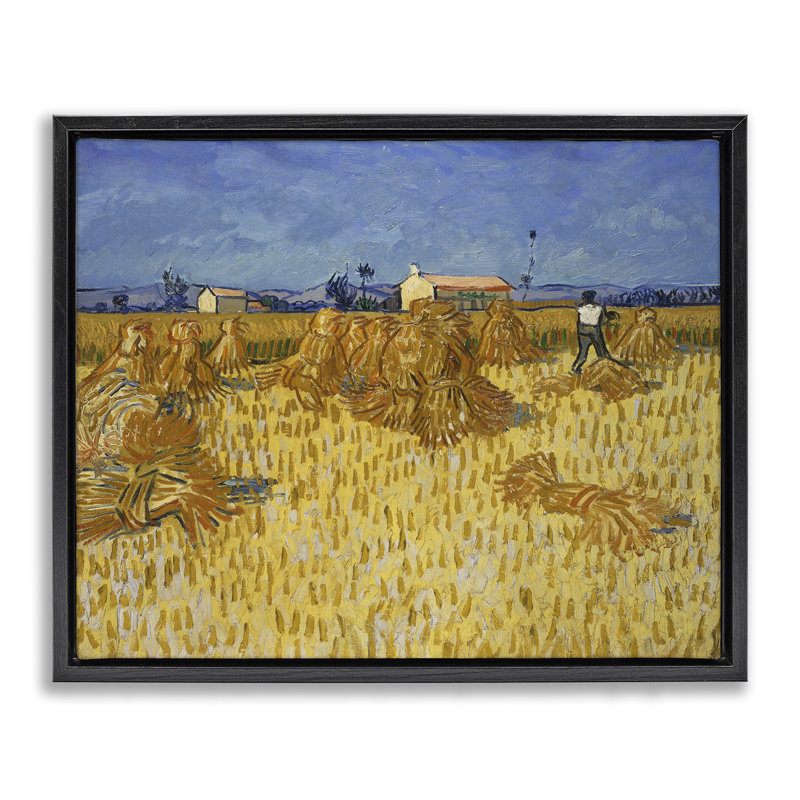 Art mural sur toile Van Gogh, H 25 po x l 31 po, Noir, noir, noir, noir