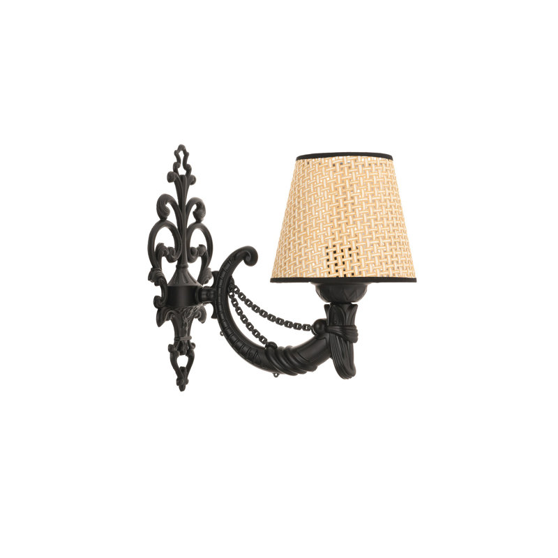 Lampe murale, Noir