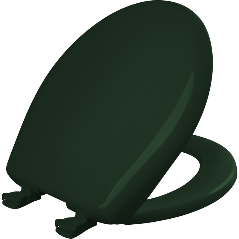 Round Toilet Seat and Lid, Rain Forest