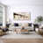 White Floater Framed