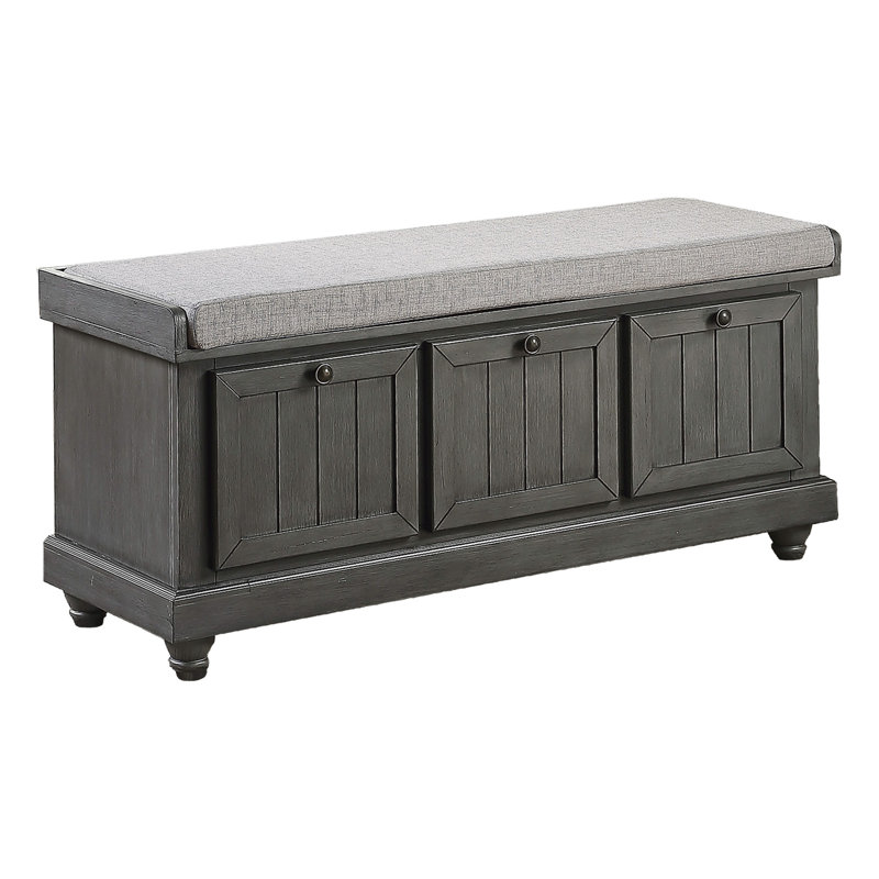 Mobilier de maison en bois massif 1pc, Gris foncé