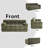 65'' Upholstered Tufted Loveseat compression Sofa-813338048
