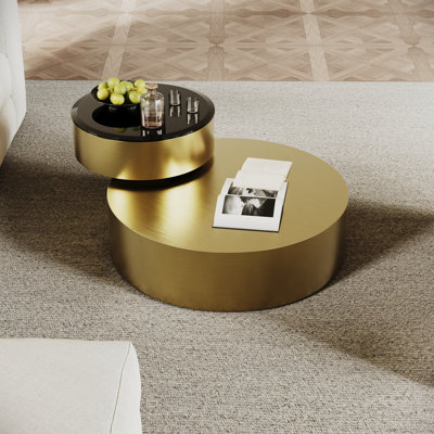 Table basse gigogne moderne extensible 31,5 po