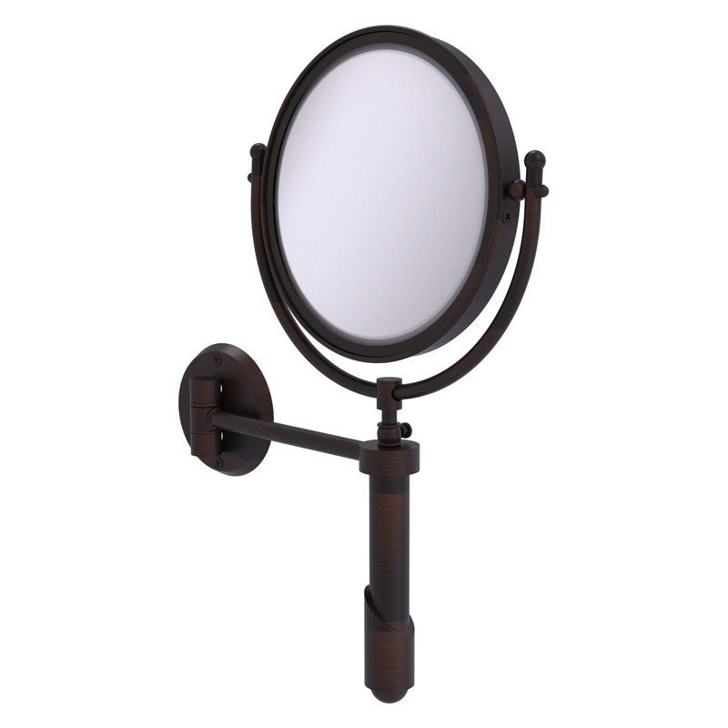 Miroir mural extensible 8 "avec grossissement, 3X, Bronze vénitien