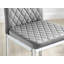 Kenesaw Luxury Breakfast Bar Stool in Quilted Design Velvet Leg - Modern Chic Kitchen-739694078-788153574