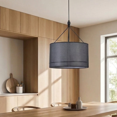 Lustre cylindrique à hauteur ajustable Aura