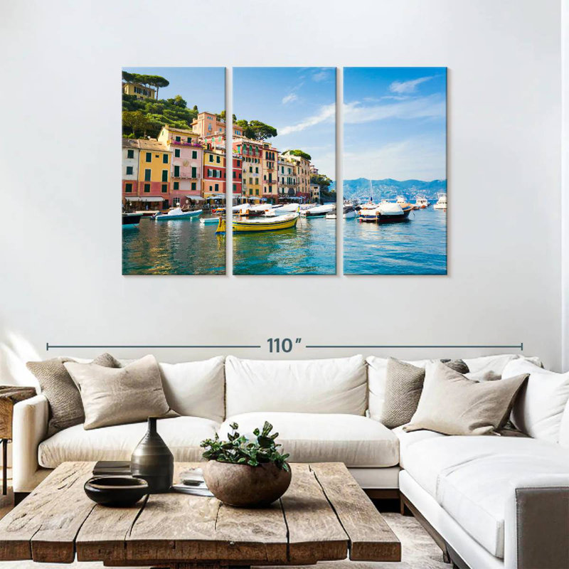 Kavia Portofino Seaside Town, 48" H x 74" W