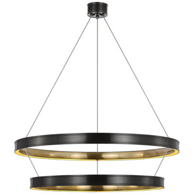 Connery 9 - Light Solid Brass LED Chandelier by Chapman & Myers