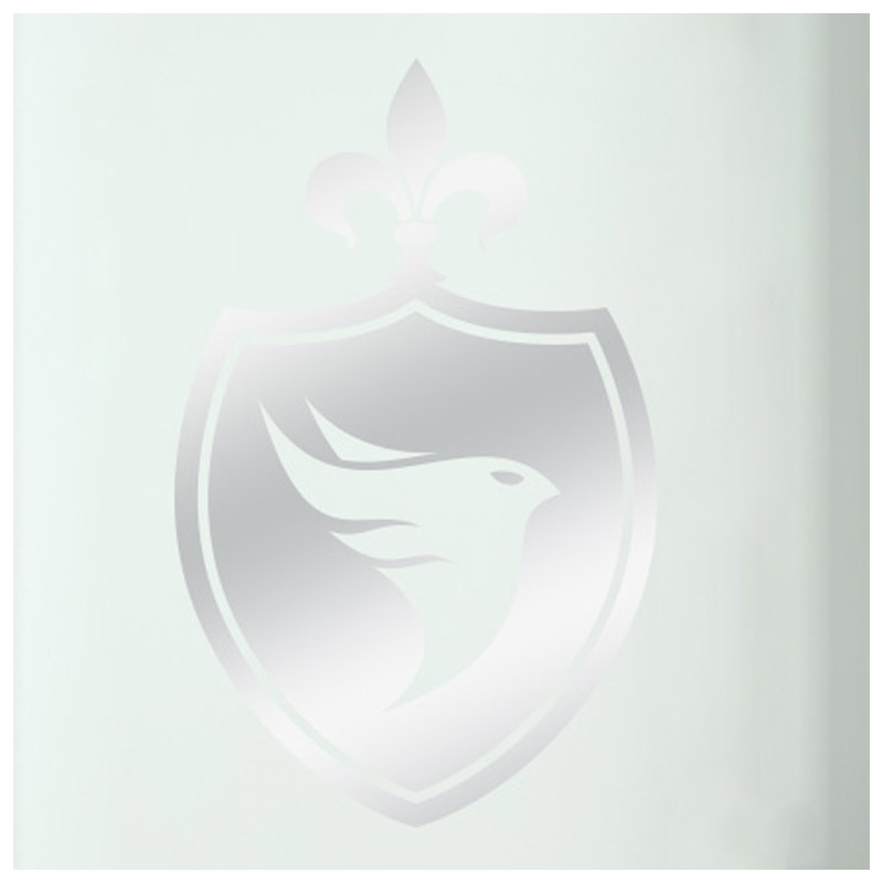 Animals Wall Decal, Shiny Silver