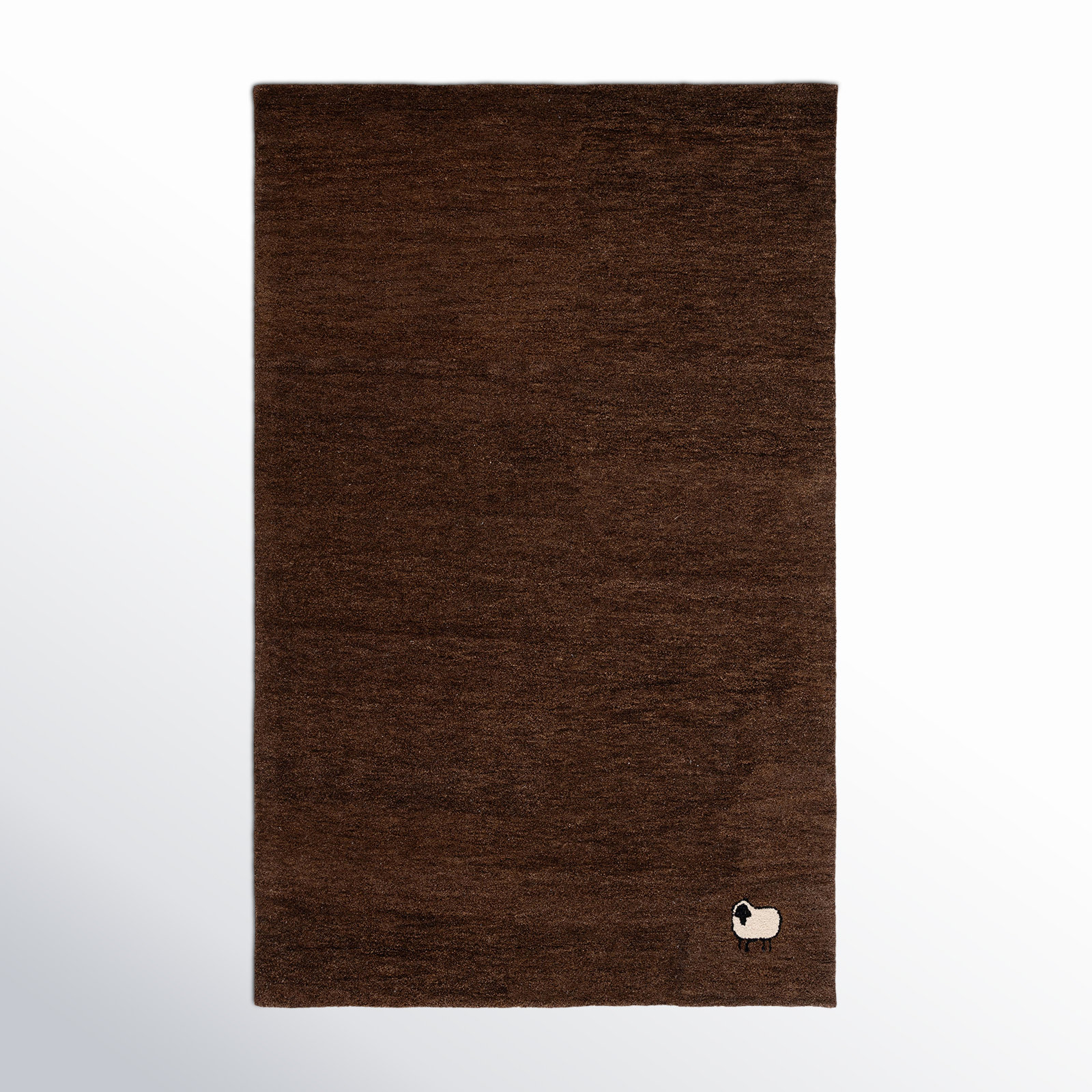 Racheal Brown Hand-Woven Rug, Rectangle 3' x 5'
