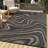 Outdoor Plastic Straw Rug - Modern Striped, Easy Clean & Collapsible Patio Mat, Portable Low Pile Carpet, Perfect for Garden, Patio, Camping-312762058-312762069