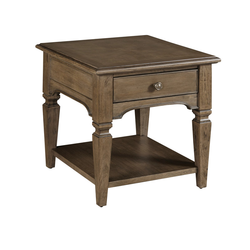 RECTANGULAR DRAWER END TABLE