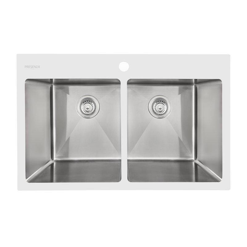 Évier de cuisine encastrable L 31,5 po x l 20,5 po