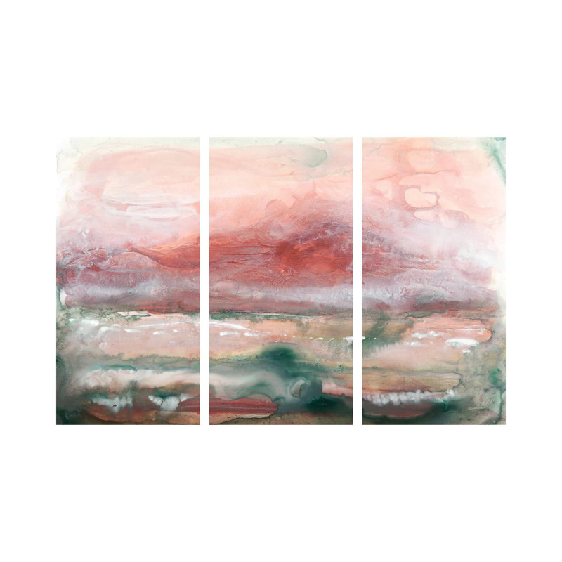 «Lost Horizon II», ensemble d'art mural sur toile tendue (ensemble de 3)