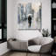 Art mural en verre 24 pi x 24 po Latitude Spring New York Neutral C par Julia Purinton-800780495
