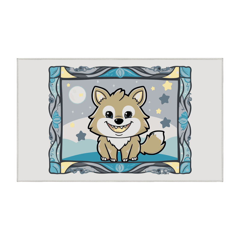 Tapis de vacances d'Halloween The Holiday Aisle®, Rectangle de 5 pi x 8 pi
