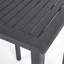 Table de bar rectangulaire d'extérieur en bois d'acacia - Gris foncé