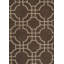Olympic Geometric Area Rug in Taupe/Cream