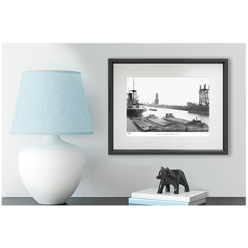 Hull, Albert Dock C1955 by Francis Frith - Single Picture Frame Print, 60cm H x 80cm W x 2.3cm D