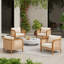 Chaise longue Cleothis Patio PE Rattan-59987338
