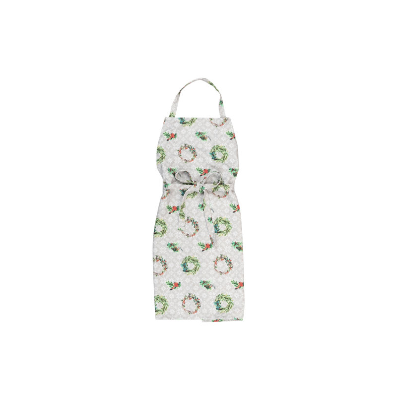 Christmas Floral Bib Apron