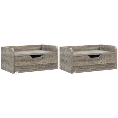 Regetta 40cm W Manufactured Wood Bedside Table