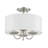 Sampson Linen Blend Semi Flush Mount-105759652