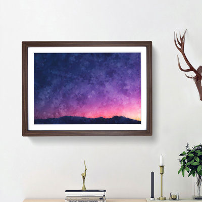 Moon over Iran - Picture Frame Painting Print