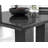 Eubanks High Gloss Double Pillar Dining Table Set with 4 Luxury Faux Leather Dining Chairs-786231120